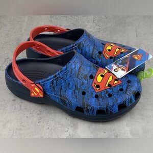 Crocs x DC Comics "Superman" Blue Men's Classic Clog Shoes 211131-90H Size 10